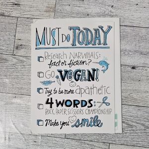 American Greetings Narwahl Card